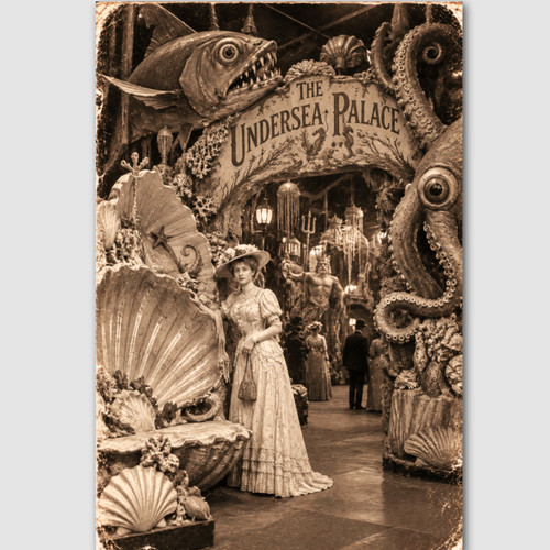 Odd undersea palace amusement - undersea,